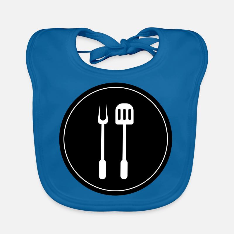 Grill pinces symbole de cricket Bavoir bio Bébé