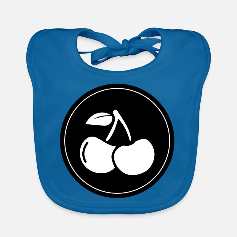 Cherry fruit Organic Baby Bibs
