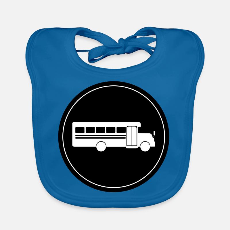 Schule Schulbus Baby Bio-Lätzchen