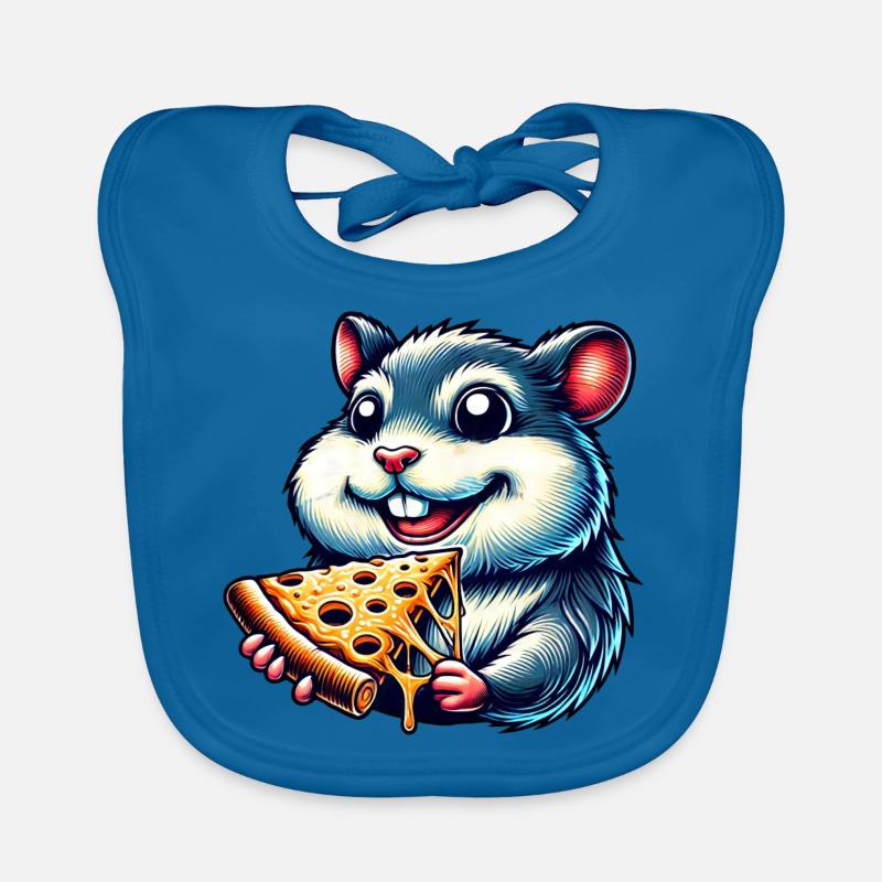 Hamster cochon d’Inde pizza amateur de restauration rapide Bavoir bio Bébé