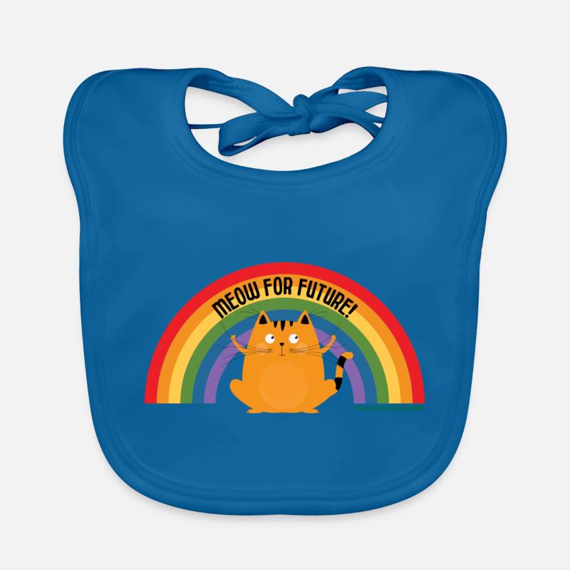 MEOW FOR FUTURE - CAT - ANIMALS FOR FUTURE Baby Bio-Lätzchen