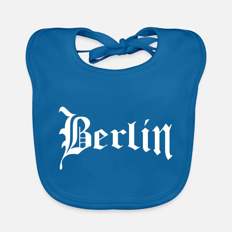 Berlin - Baby Bio-Lätzchen - Pfauenblau