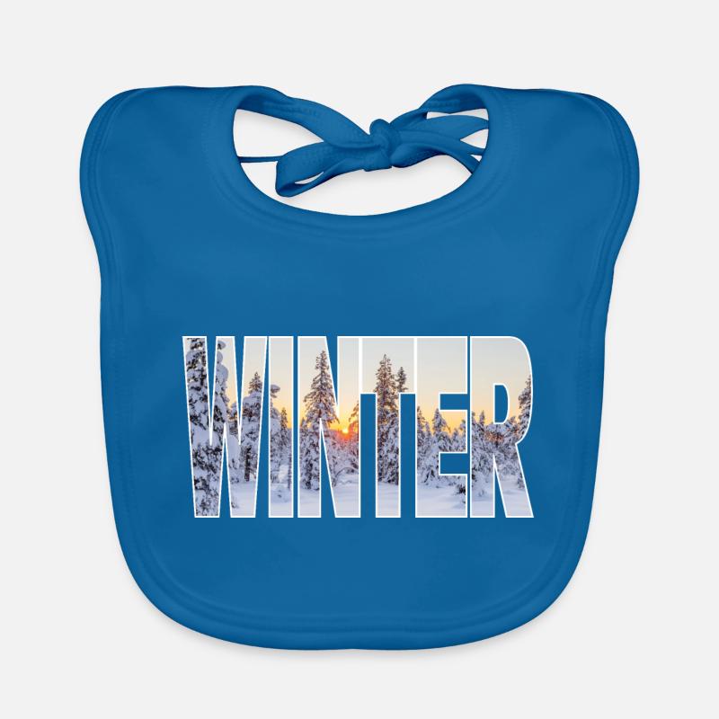 Hiver Bavoir bio Bébé