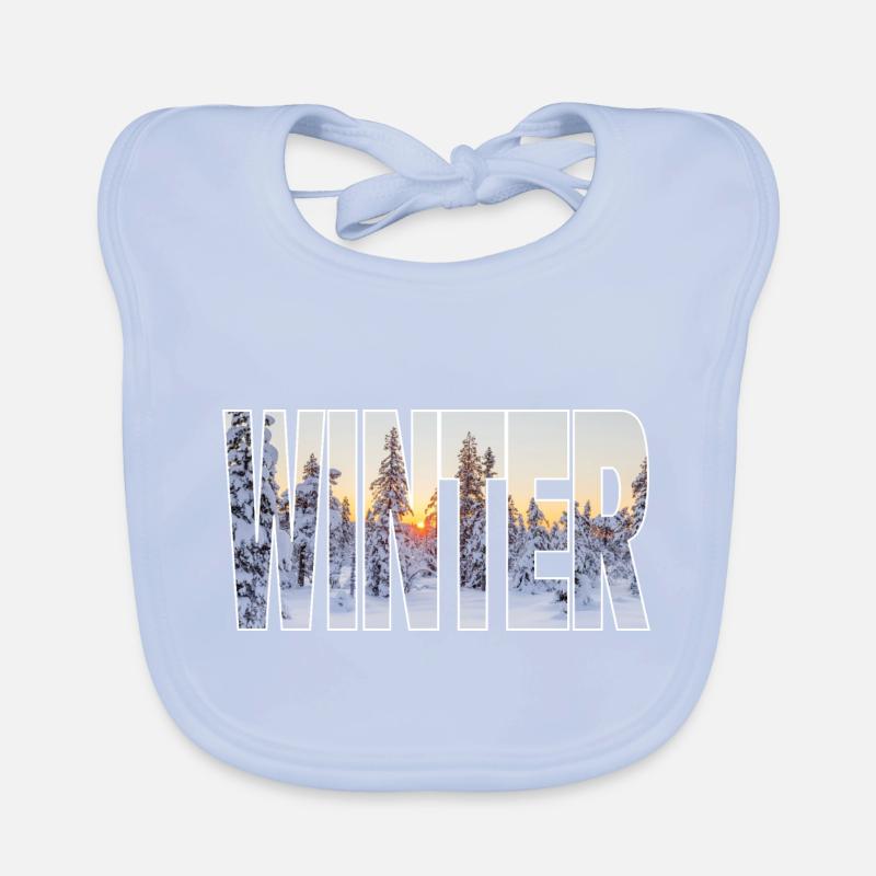 Hiver Bavoir bio Bébé