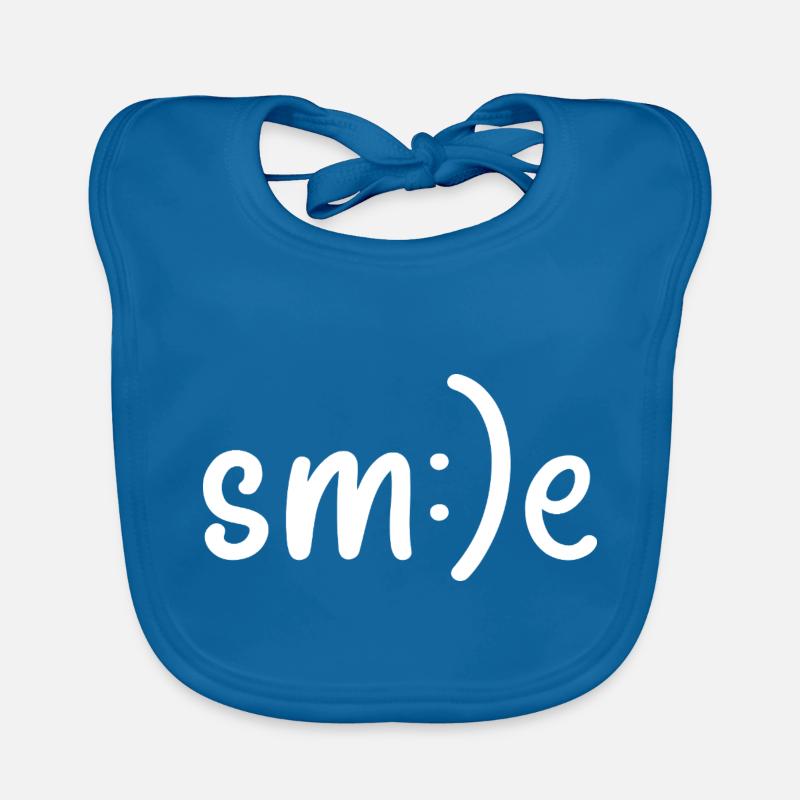 Smiling, smiling, smiling Organic Baby Bibs