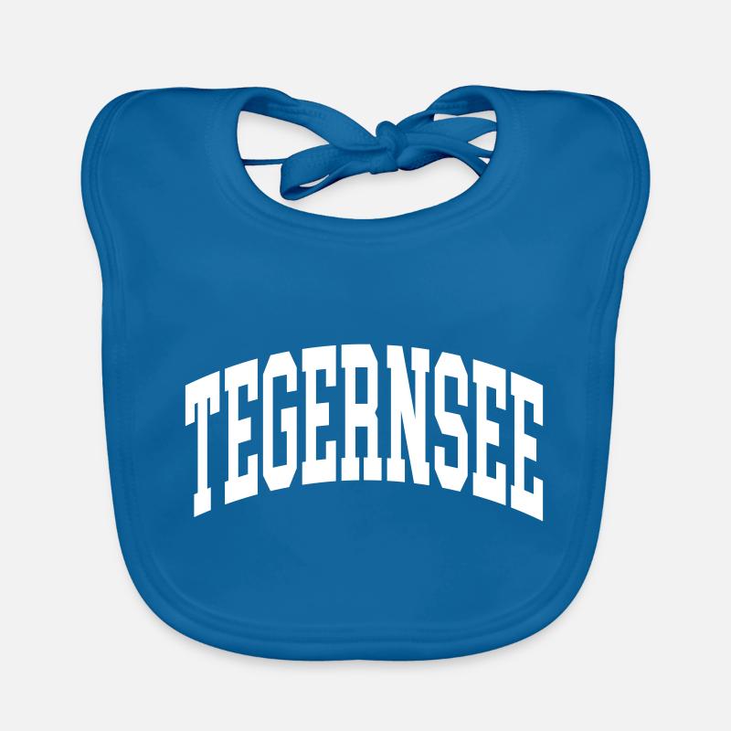 Tegernsee - Baby Bio-Lätzchen - Pfauenblau