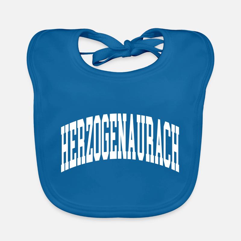 Herzogenaurach - Baby Bio-Lätzchen - Pfauenblau