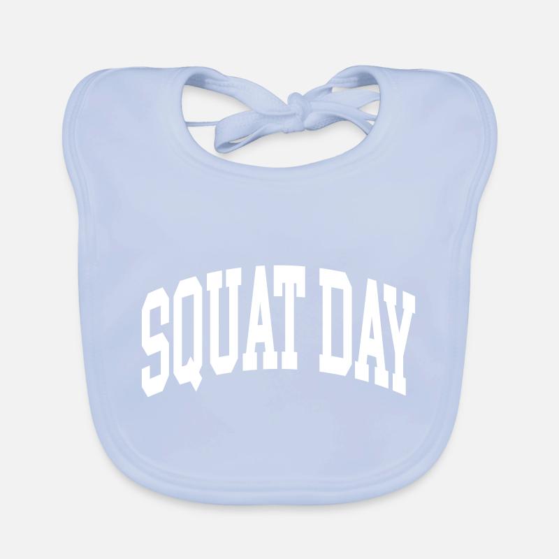 Squat Day Organic Baby Bibs