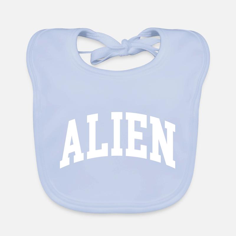 Alien Organic Baby Bibs