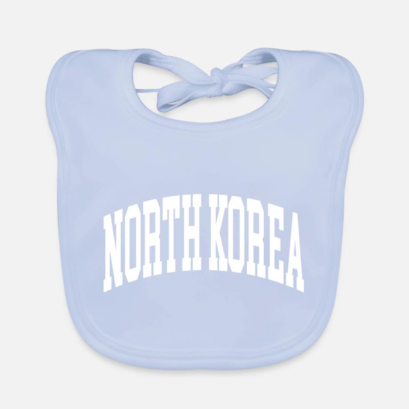 Corée du Nord Bavoir bio Bébé
