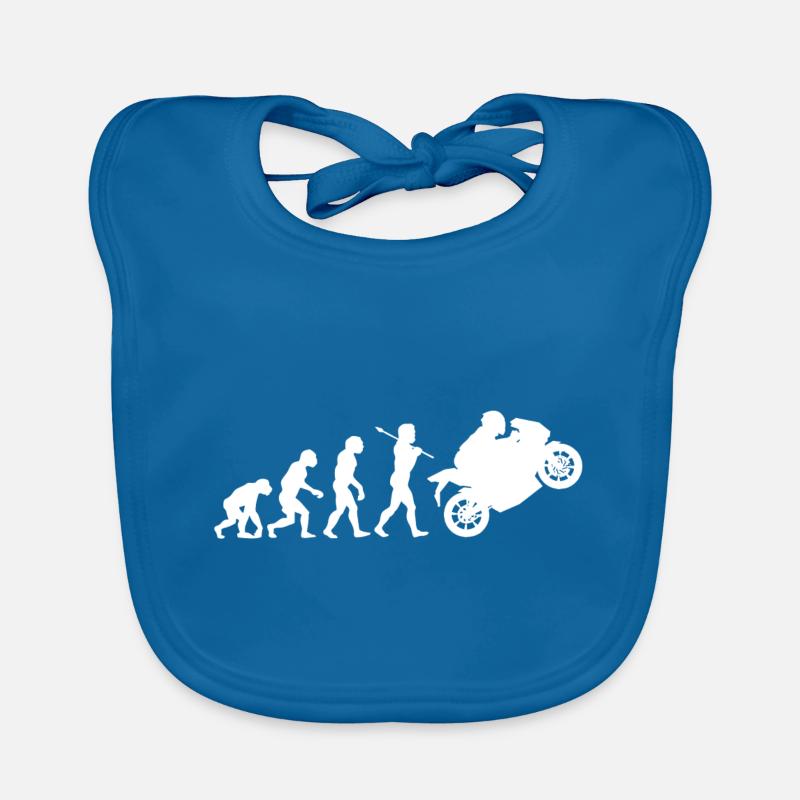 Evolution Motorcyclist Organic Baby Bibs