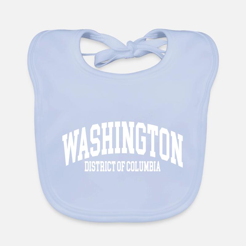 Washington D.C. Bavoir bio Bébé