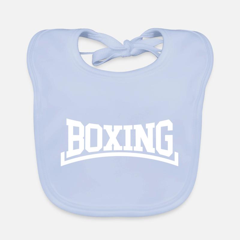 Boxing Organic Baby Bibs