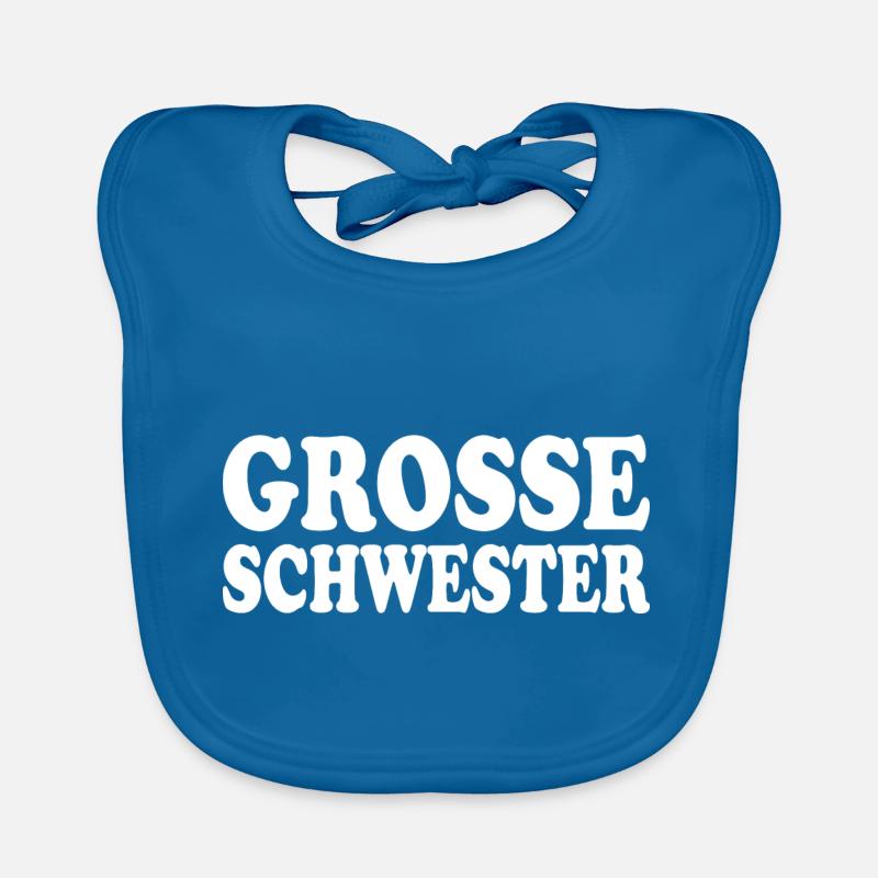 Grosse schwester Baby Bio-Lätzchen