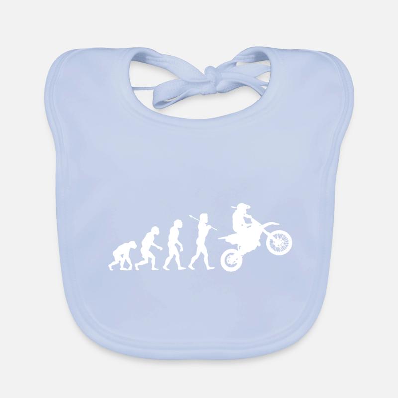 L'évolution des motards Bavoir bio Bébé