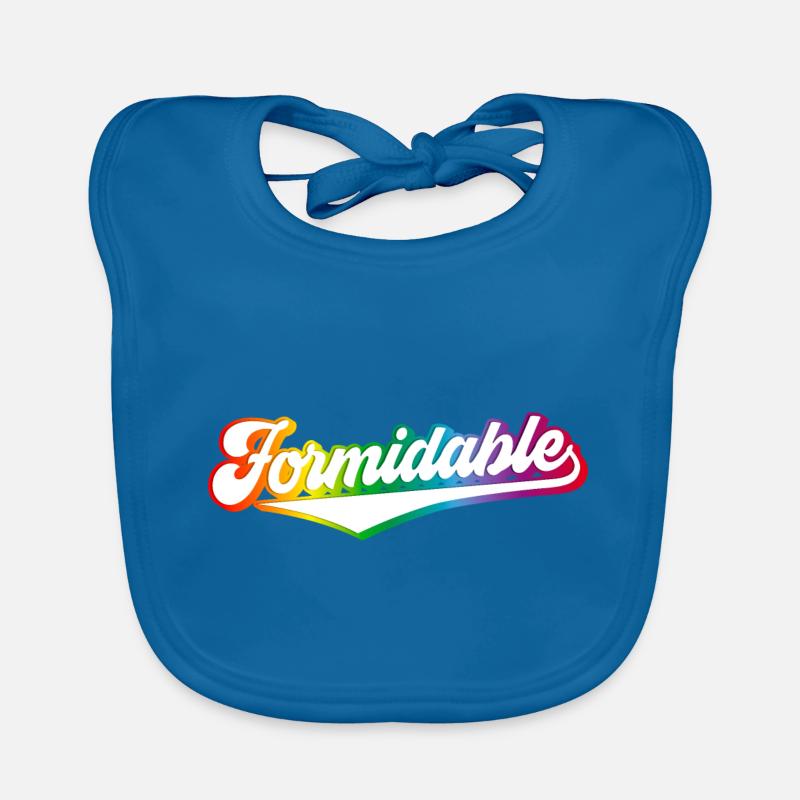 Formidable Rainbow Power Organic Baby Bibs