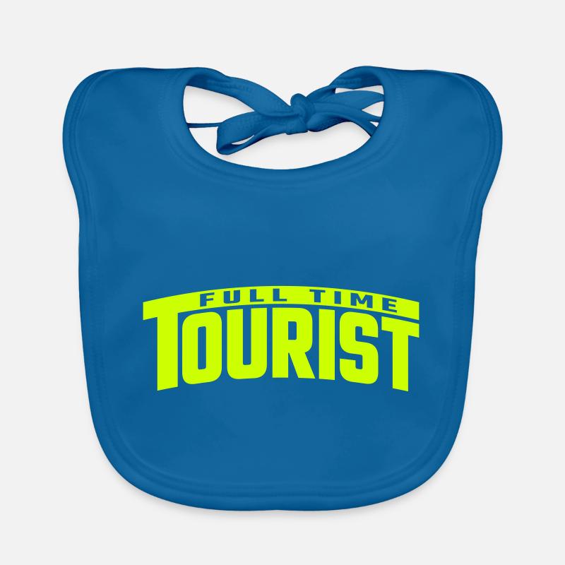 Touriste à temps plein | Couleur changeable Bavoir bio Bébé