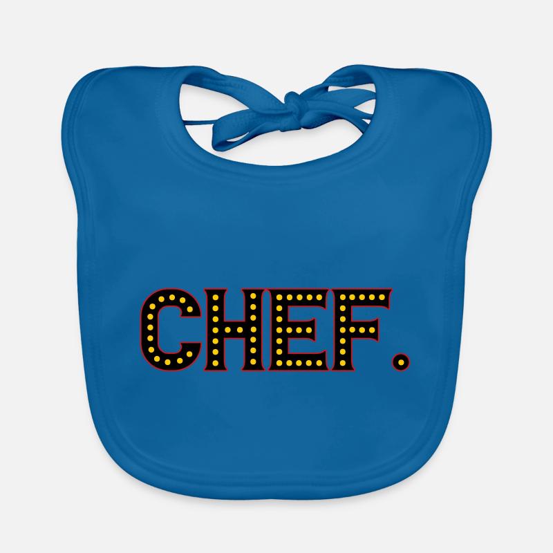 Chef | Farben änderbar Baby Bio-Lätzchen