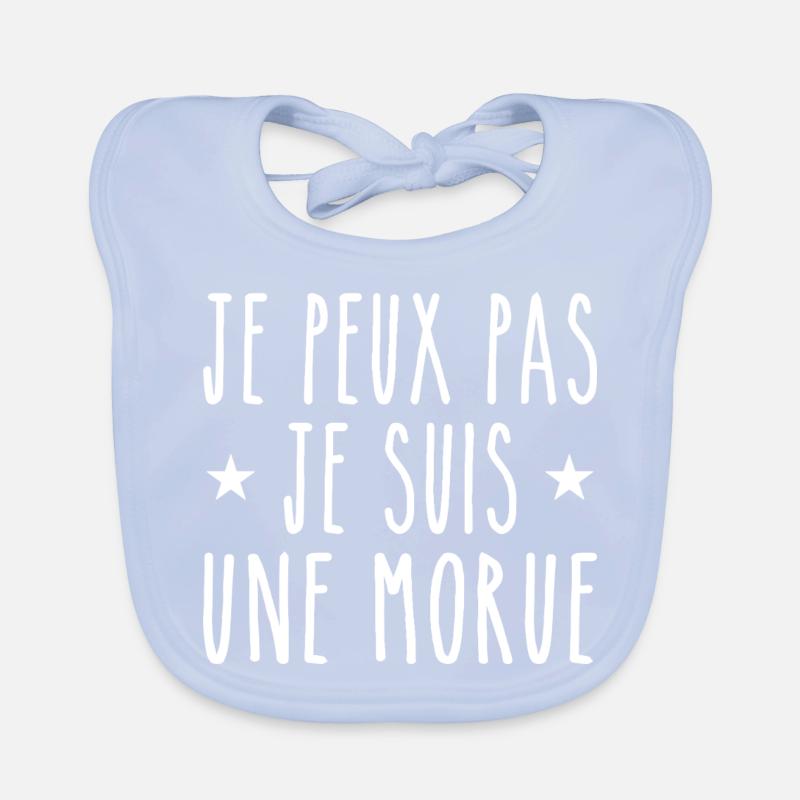 I can't I'm a cod Organic Baby Bibs