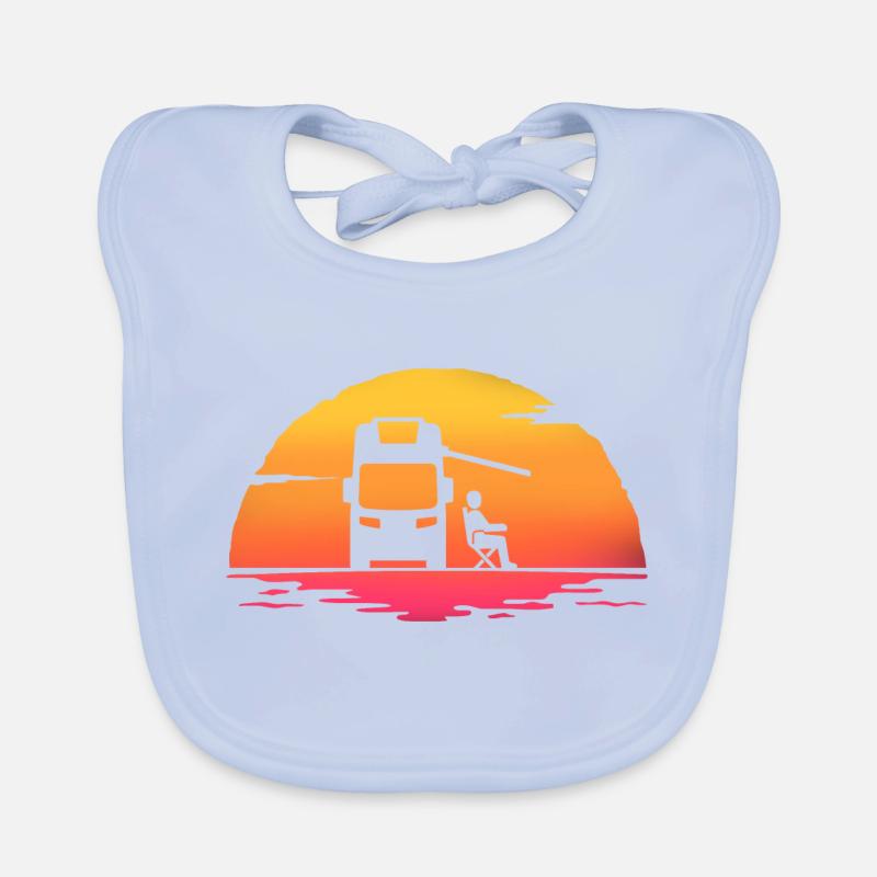 sunrise camper camping motorhome Bavoir bio Bébé