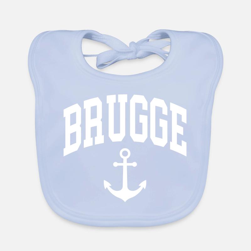 Bruges Bavoir bio Bébé