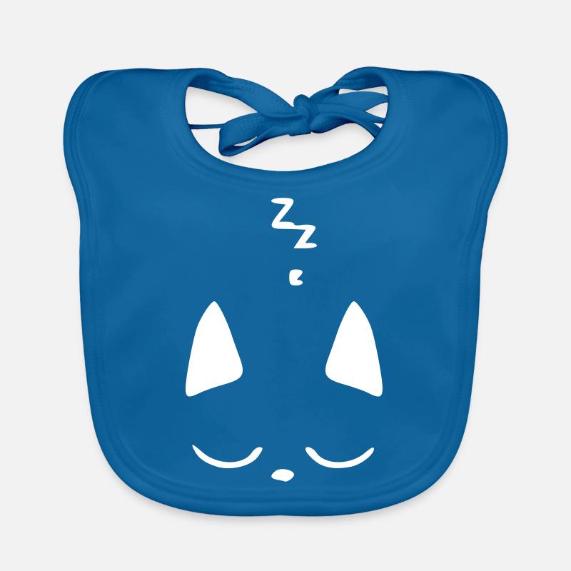 sleeping cat - sleeping cat Organic Baby Bibs