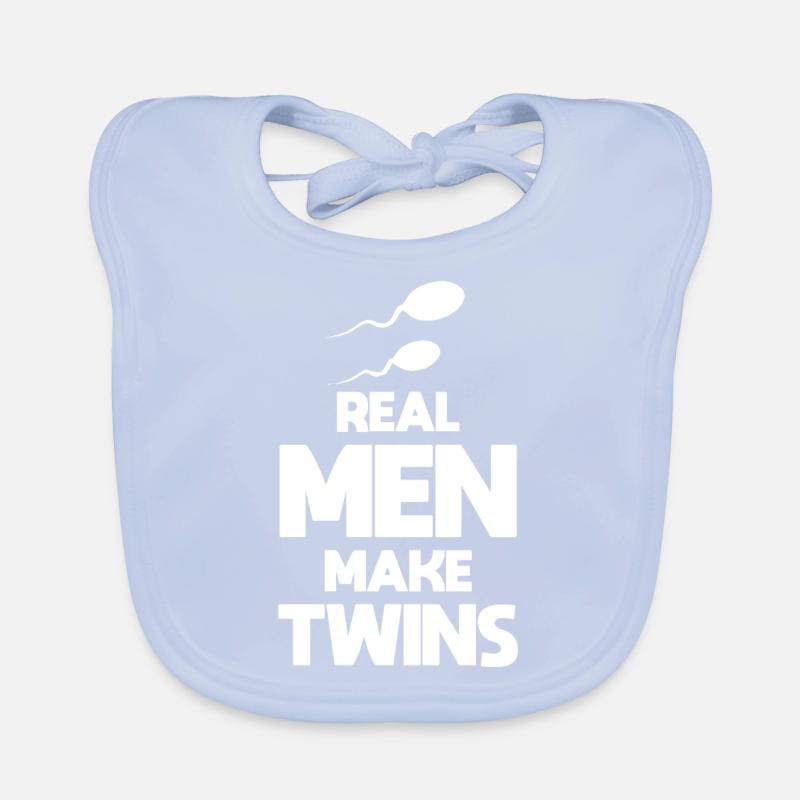 Twin becomes father Organic Baby Bibs