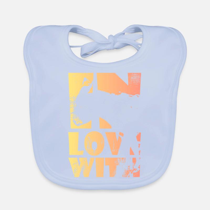 Petit âne ambulant d’âne Cadeau Bavoir bio Bébé