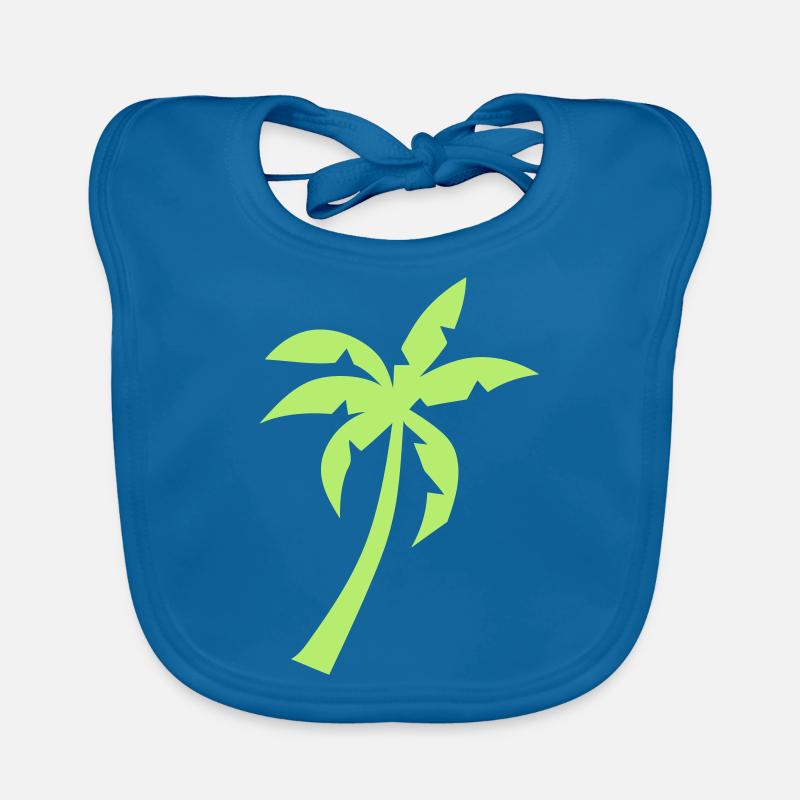 palm tree Organic Baby Bibs
