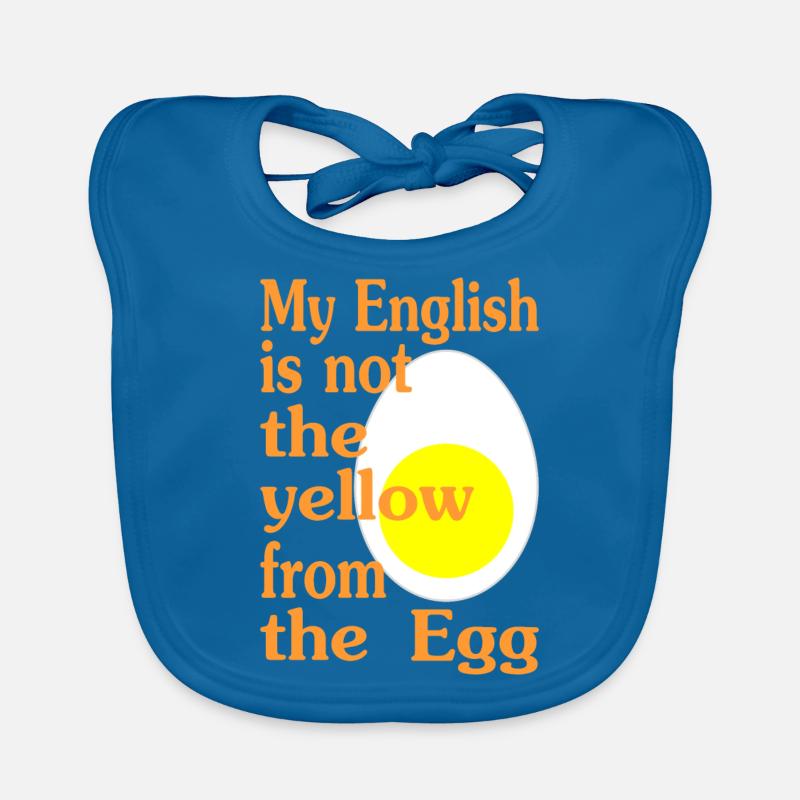 My English is not the yellow from the Egg-Version2 Baby Bio-Lätzchen