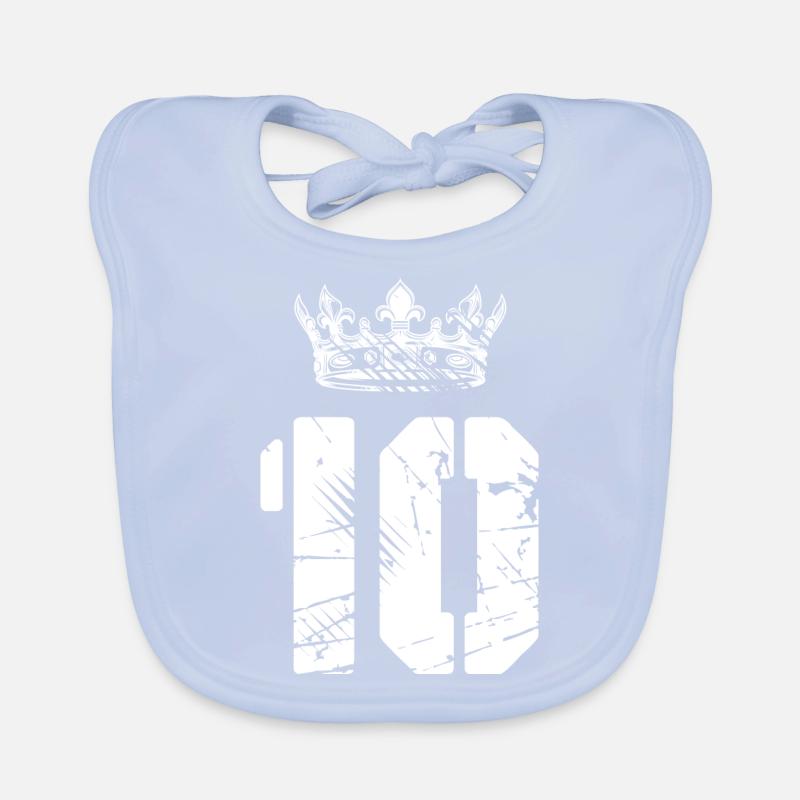 Couronne de 10 chiffres Bavoir bio Bébé