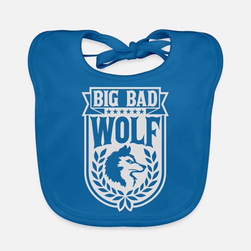 big bad wolf quote Organic Baby Bibs