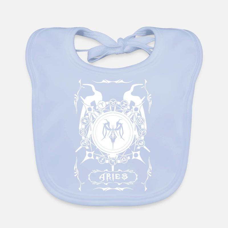 ARIES Sternzeichen Widder Baby Bio-Lätzchen