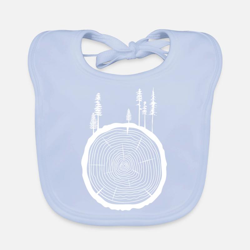 tree stump Organic Baby Bibs