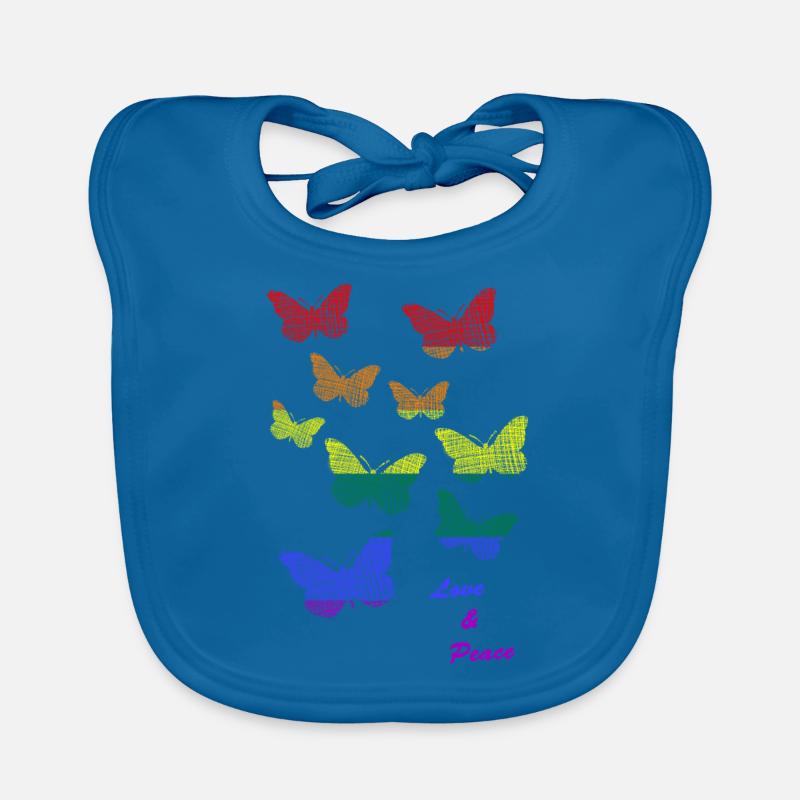 butterflys lgbtq pride Baby Bio-Lätzchen