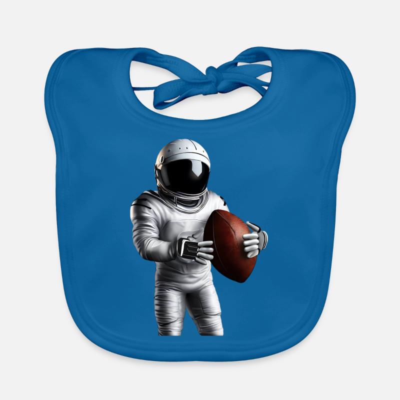Touchdown in space Organic Baby Bibs
