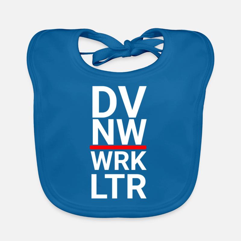 dive now - work later light Organic Baby Bibs
