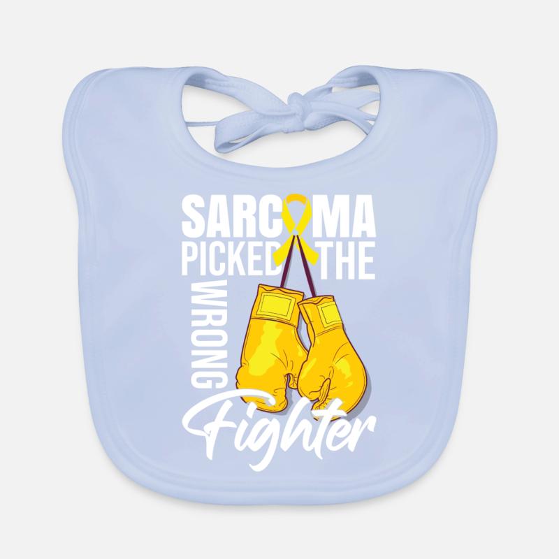 Sarcoma Fighter Organic Baby Bibs