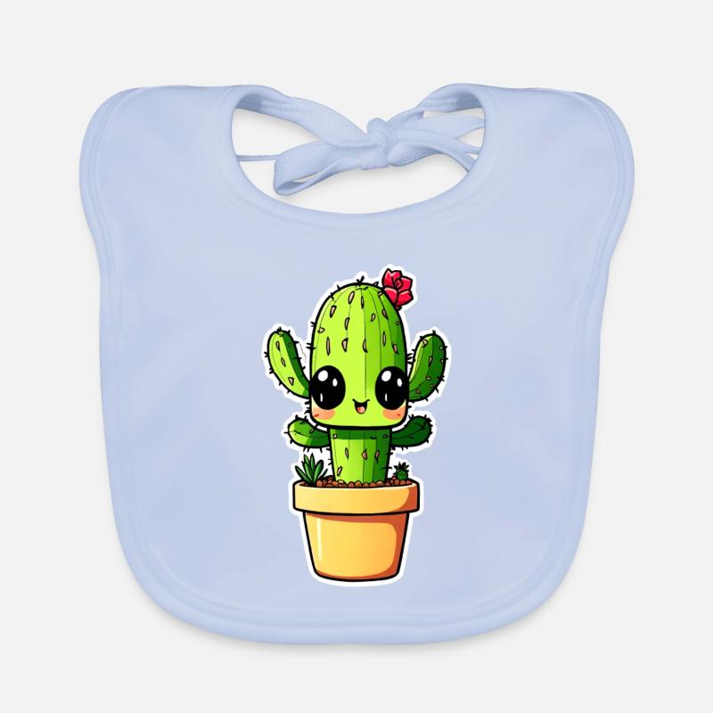 Cactus Mignon Kawaii Bavoir bio Bébé