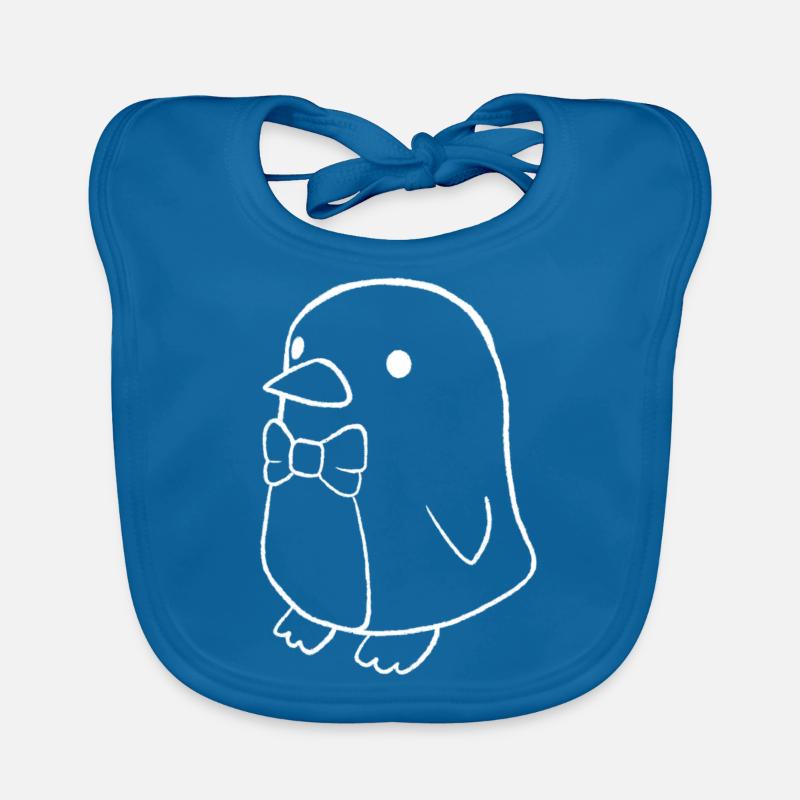 Pingouin élégant Bavoir bio Bébé
