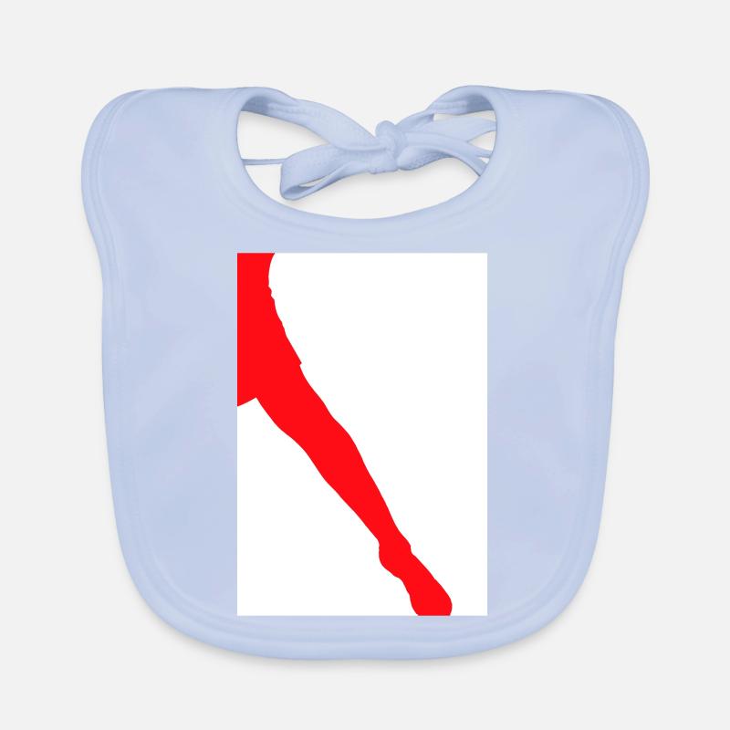 Silhouette de jambe Bavoir bio Bébé