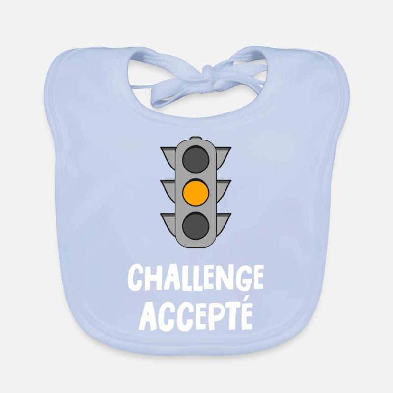 challenge accepté Bavoir bio Bébé