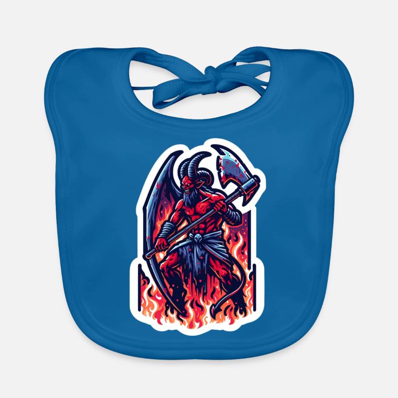 Feuerdämon Baby Bio-Lätzchen