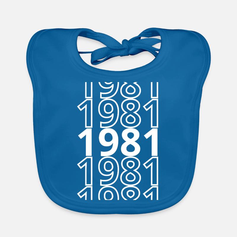 1981 1981 1981 Bavoir bio Bébé