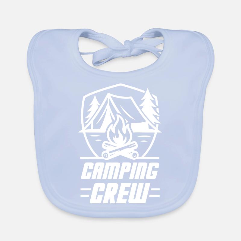 Équipe de camping Bavoir bio Bébé