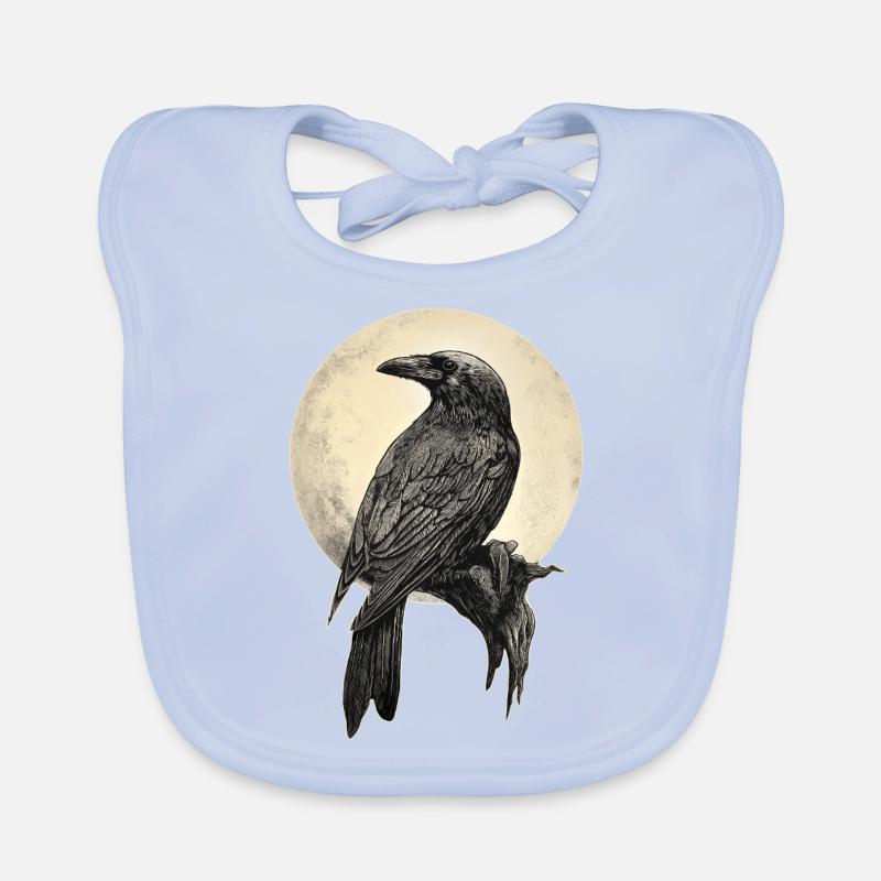 Corbeau Bavoir bio Bébé