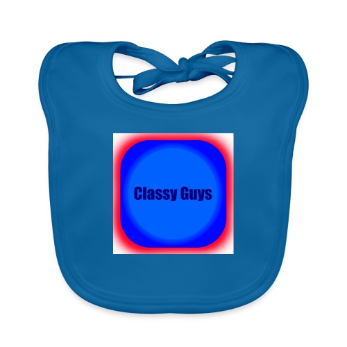Blue and red logo - Organic Baby Bibs
