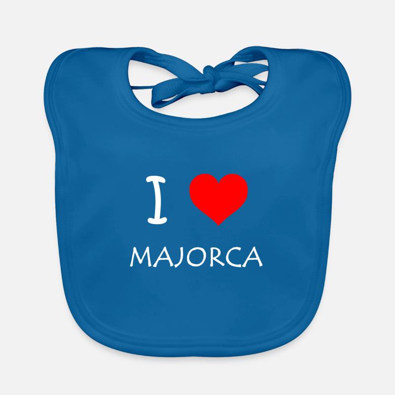 I Love Majorca Organic Baby Bibs
