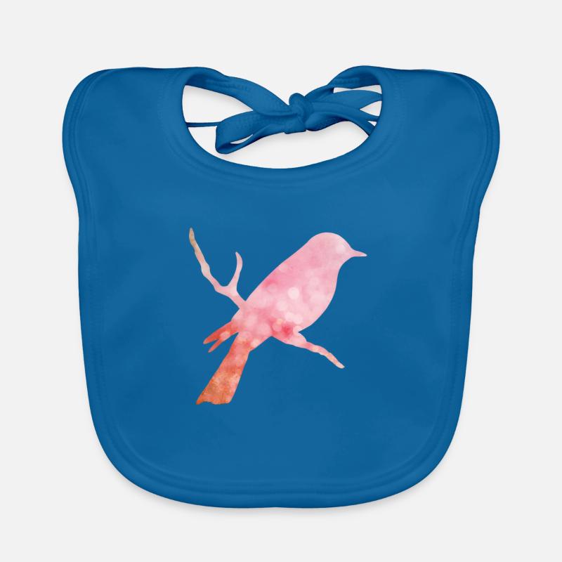 Expérience Voyage Ethno - Bavoir bio Bébé - bleu paon