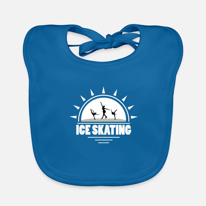 Schlittschuhe Laufen Eiskunstlauf Eishockey Eis Baby Bio-Lätzchen